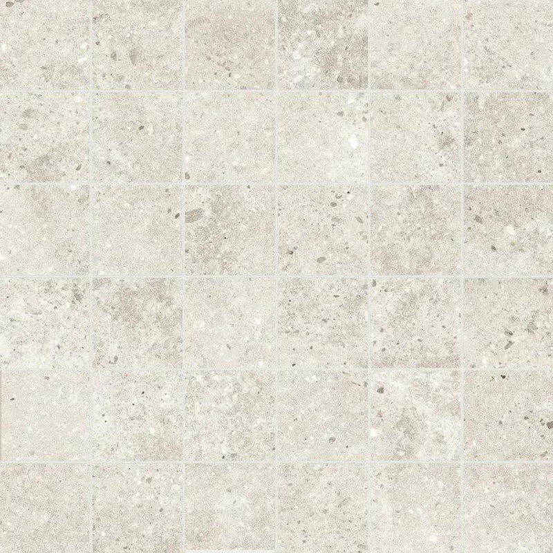 Berlin Ivory Mosaic A Porcelain Mosaics 12x12 by landmarkceramics