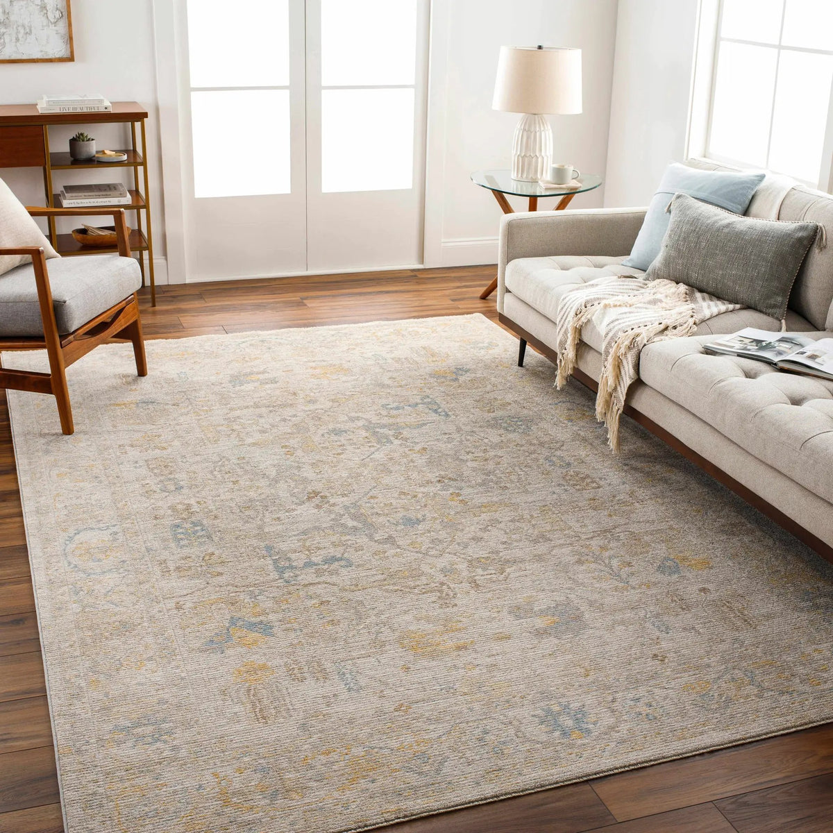 Berta Thick Luxe Statement Rug - Clearance, installed in a room