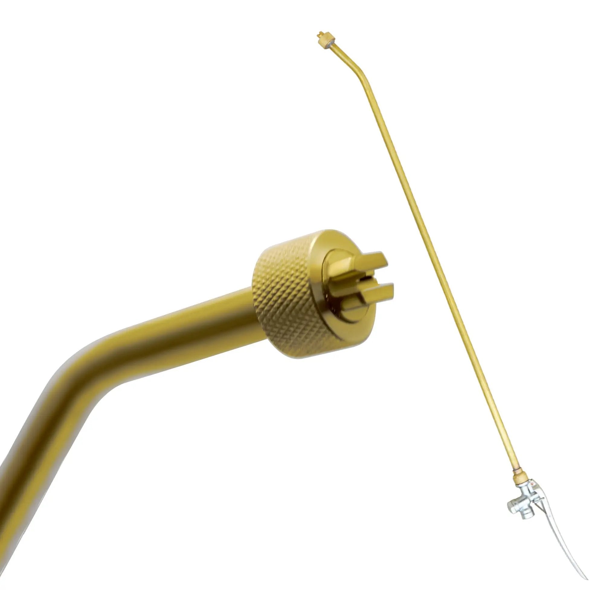 24 Inch Spray Wand Attachment Curved, with .5 GPM Fan Nozzle for Concrete Spraying by Tomahawk Power