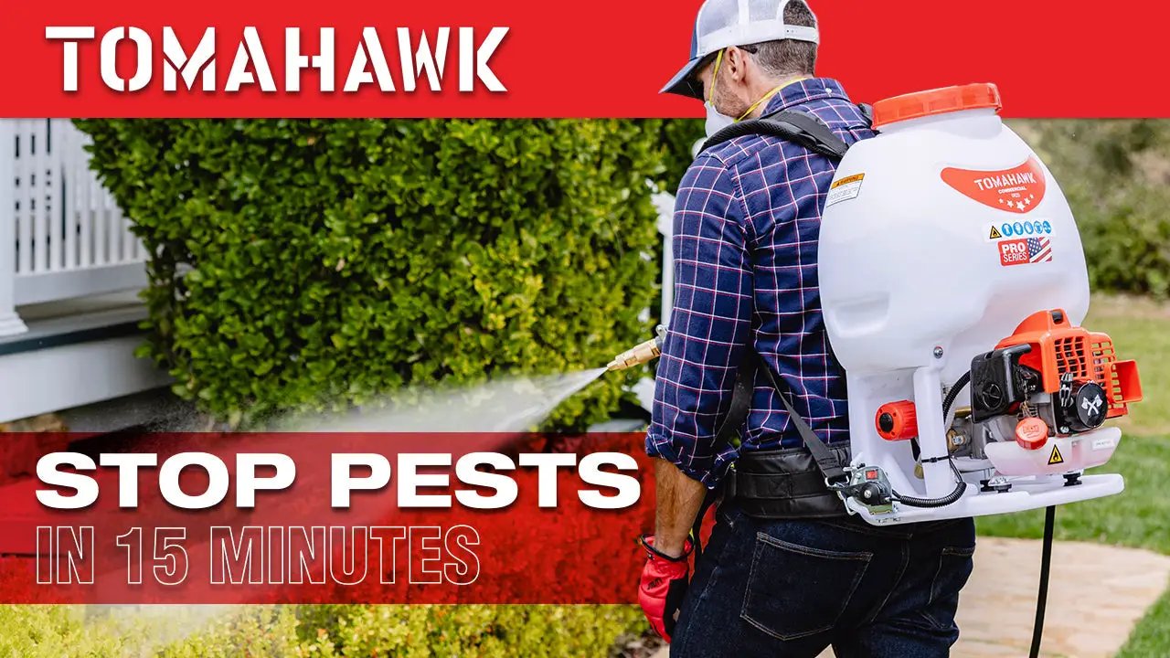 5 Gallon Gas Backpack Sprayer 450 PSI Pump with Nozzle Bundle by Tomahawk Power