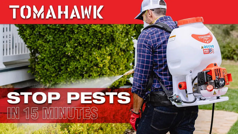5 Gallon Gas Backpack Sprayer 450 PSI Pump with Nozzle Bundle by Tomahawk Power