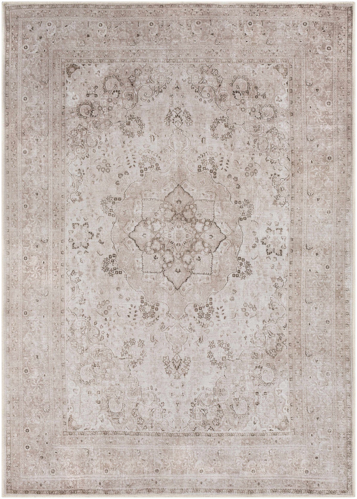 Bethany Vintage Flat Pile Washable Rug by Boutique Rugs