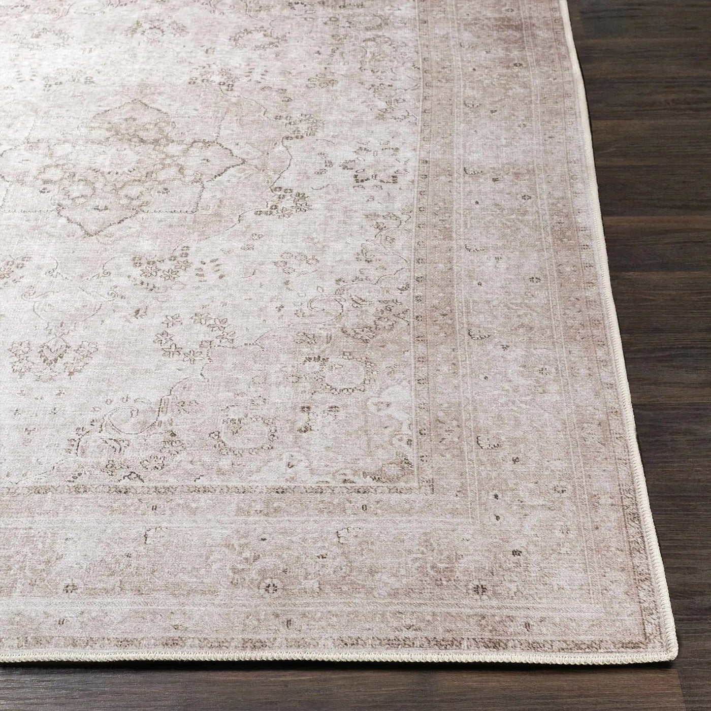 Bethany Vintage Flat Pile Washable Rug by Boutique Rugs