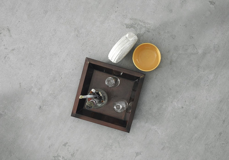 Beton Matte Sintered Stone Slab 125x63 room scene 2