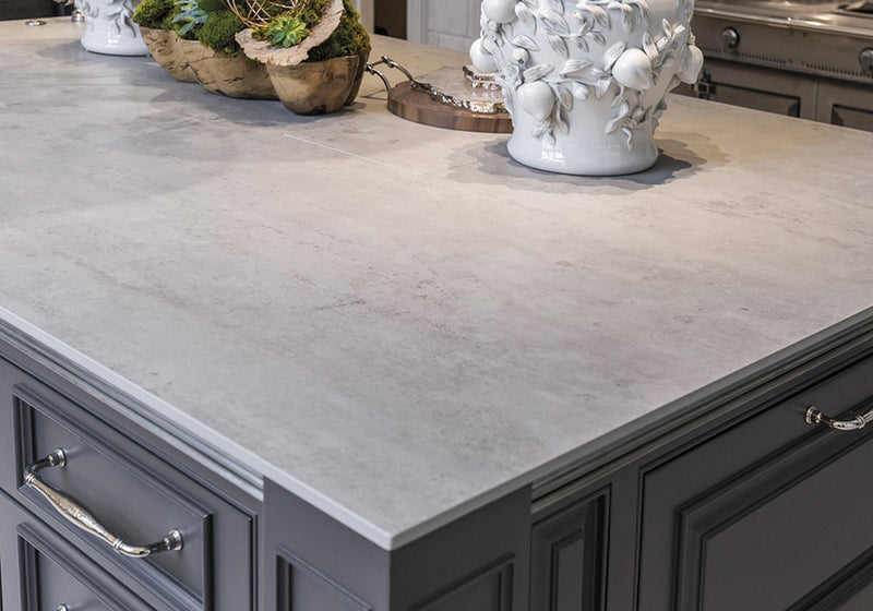Beton Matte Sintered Stone Slab 125x63 room scene 5