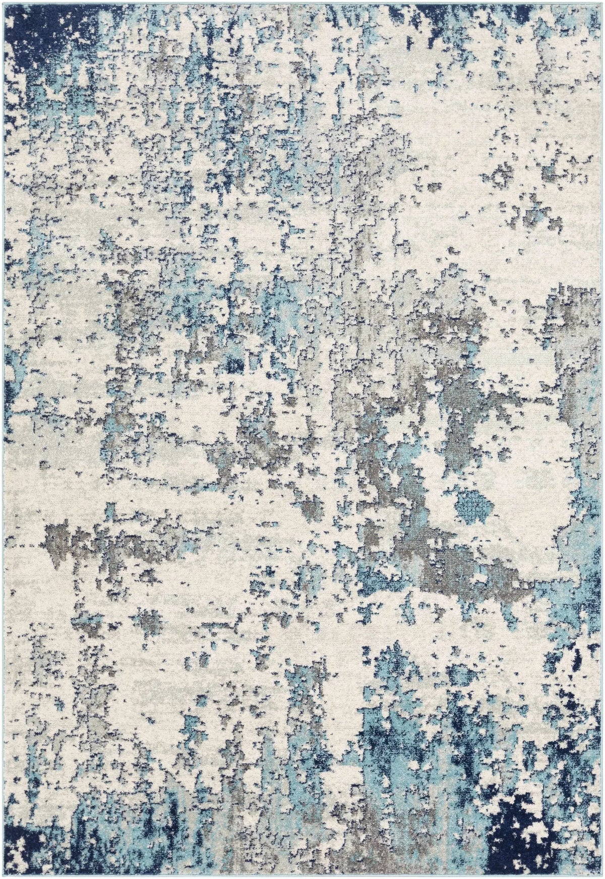 Beverly Abstract Blue Area Rug, photo 12 of 34