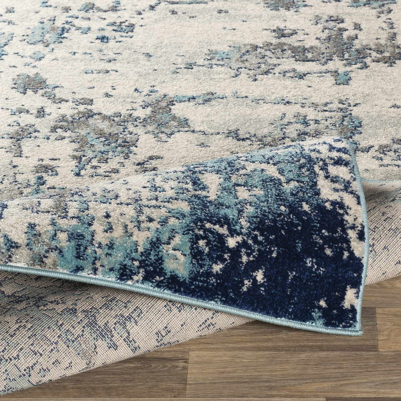 Beverly Abstract Blue Area Rug by Boutique Rugs