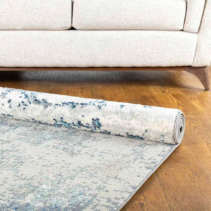 Beverly Abstract Blue Area Rug by Boutique Rugs
