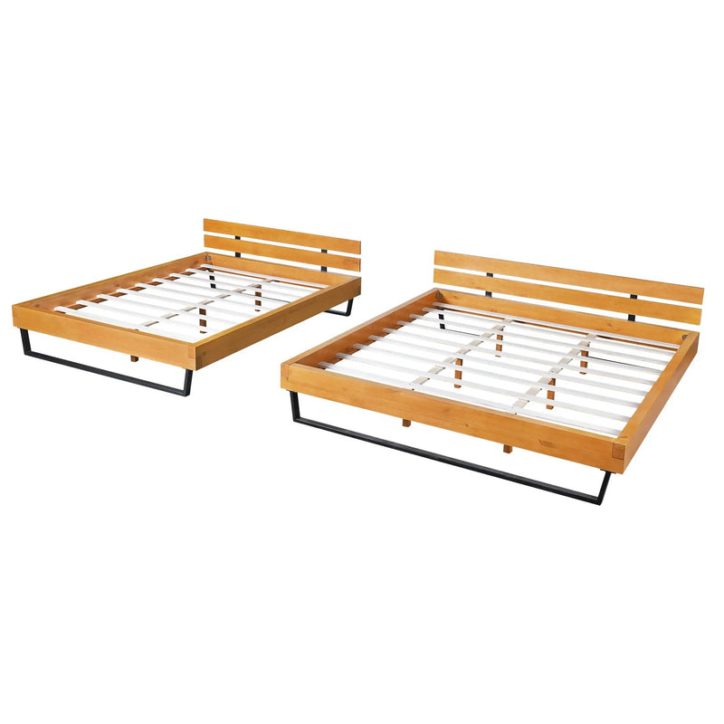 Pine Wood Bed Frame - King Size by HouseOfZazla