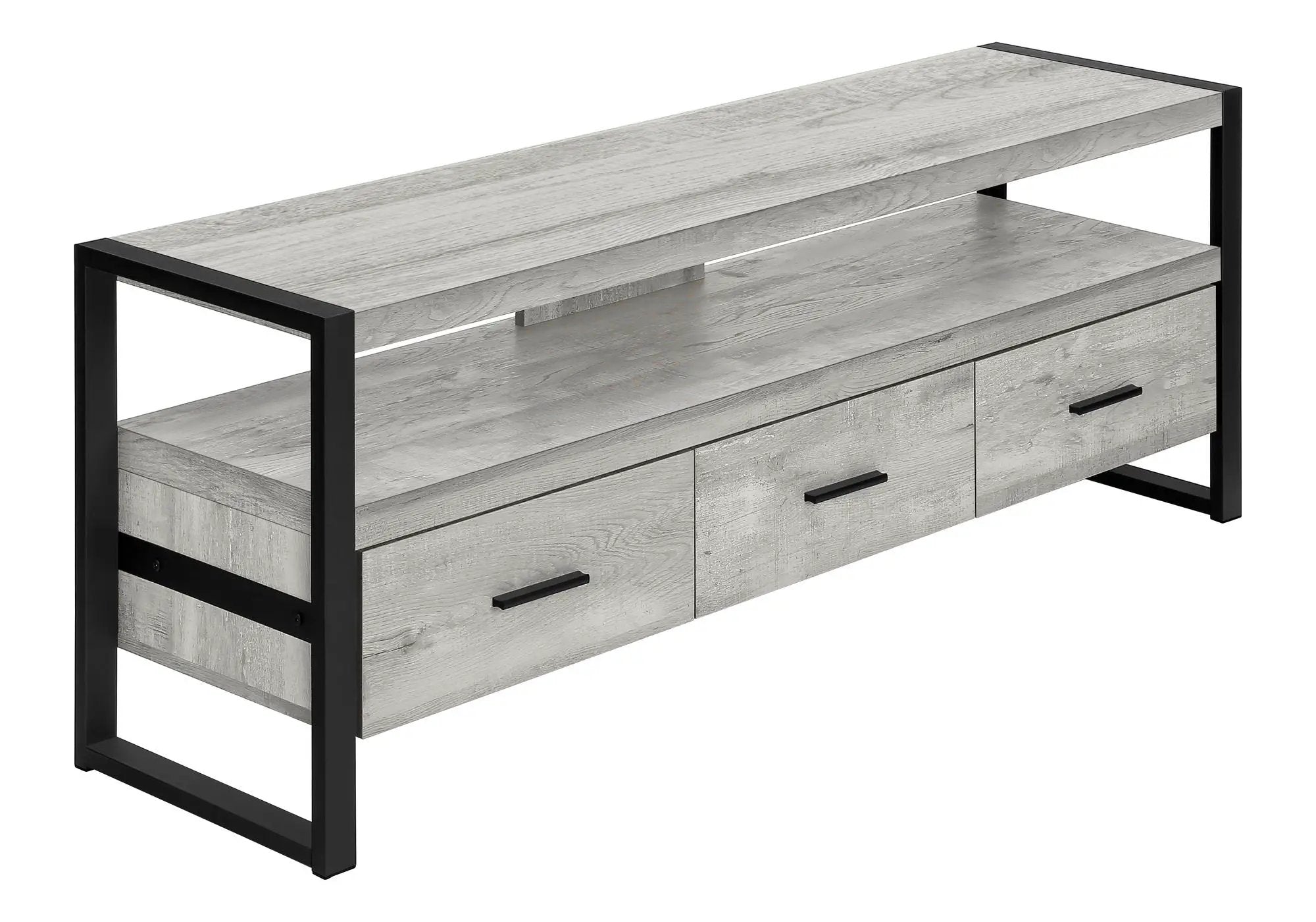 TV Stand, Console, Media Entertainment Center, Storage Drawers, Modern by Unique Piece Furniture