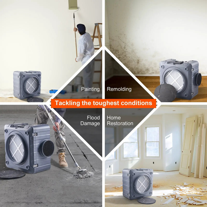 Air Scrubber with 3-Stage Filtration and 550 CFM Airflow by HouseOfZazla