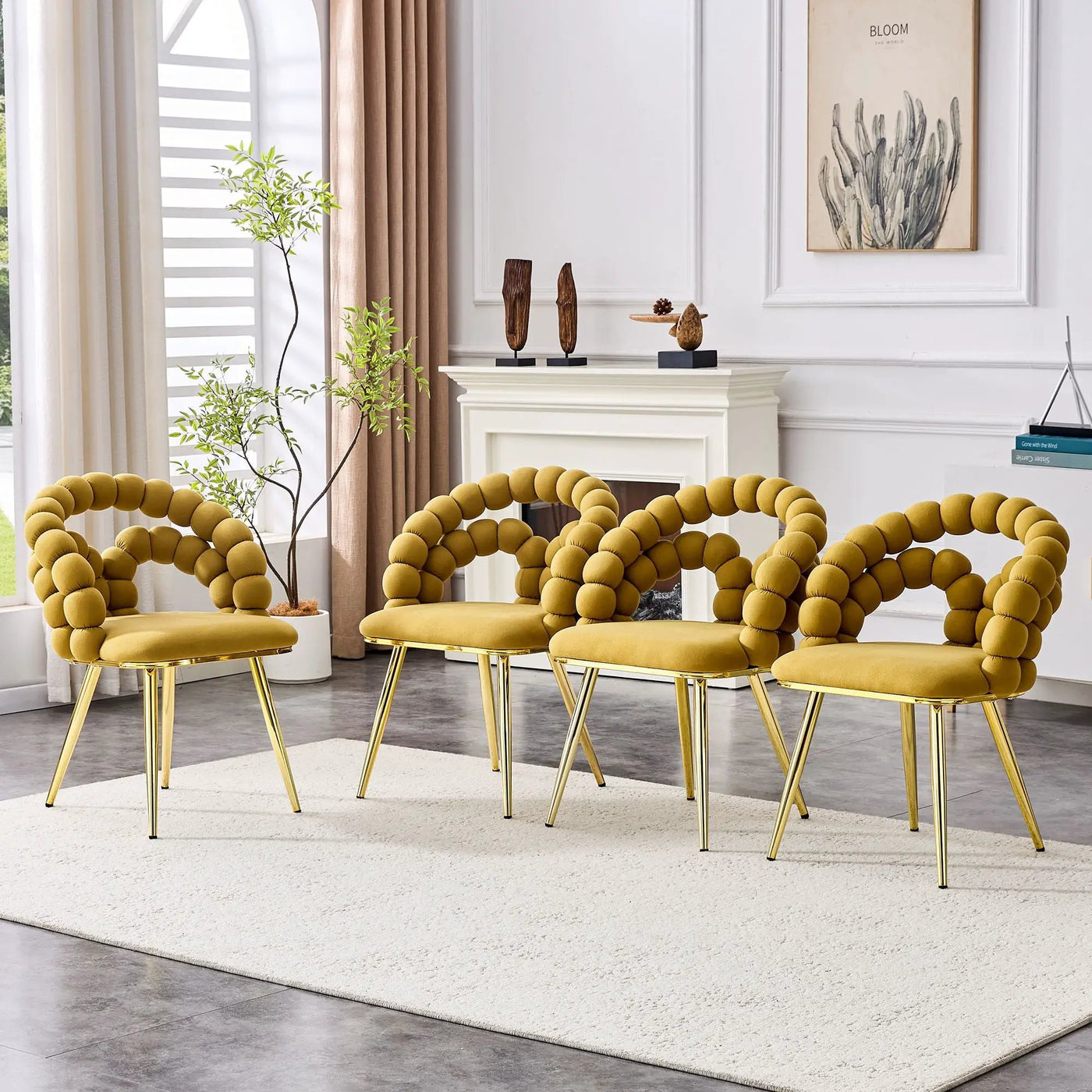 Puffy Bubble, Ball Chain Chairs For Dining Room by Unique Piece Furniture