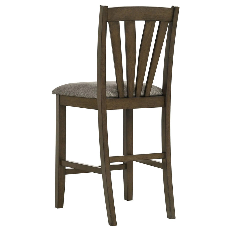 Maxine - Upholstered Counter Height Dining Side Chair (Set of 2) - Brown