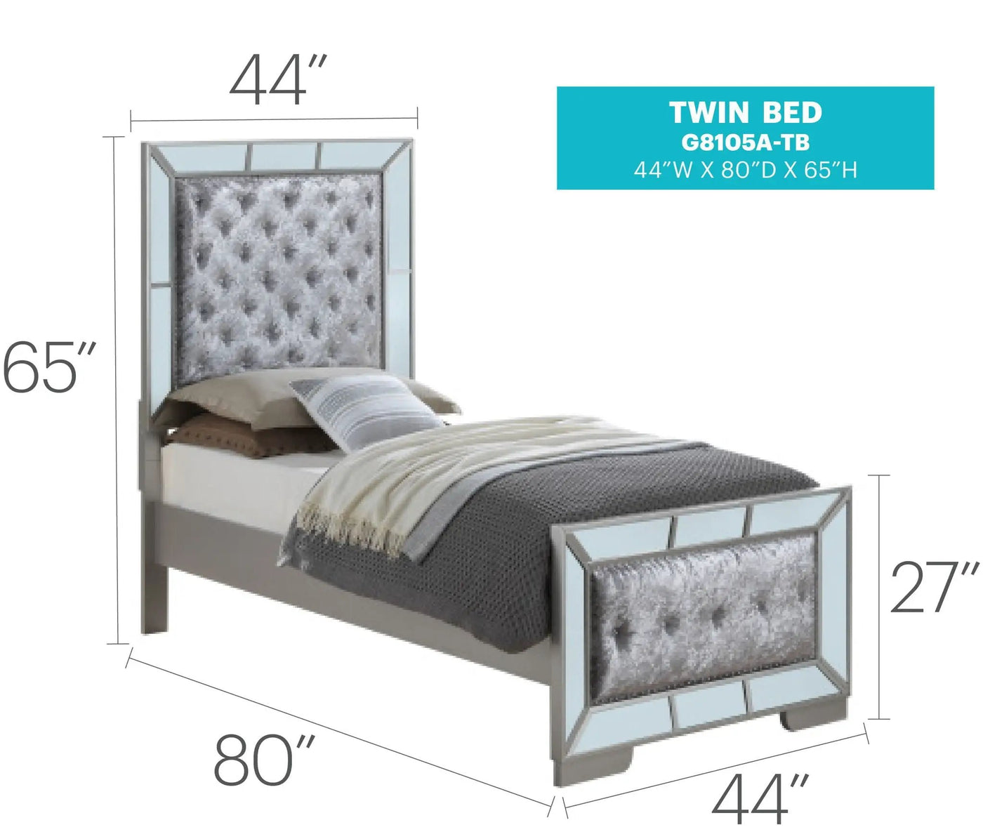 Stylish Contemporary Bed With Minimalist Design by HouseOfZazla