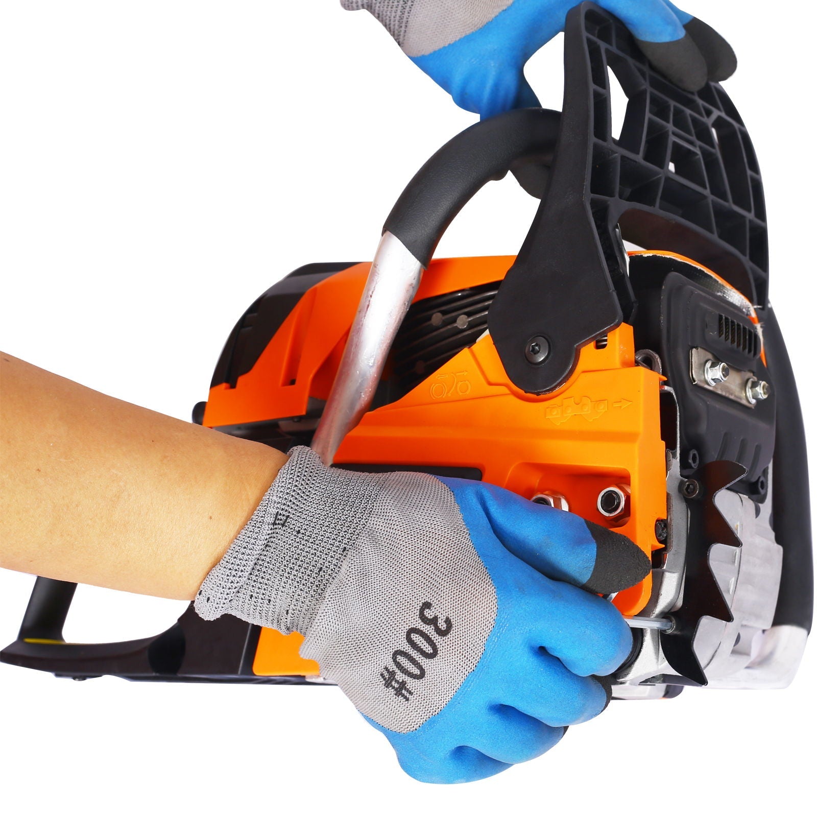 58Cc Gasoline Chainsaw 20" For Tree And Wood Cutting Epa Compliant - Orange by HouseOfZazla