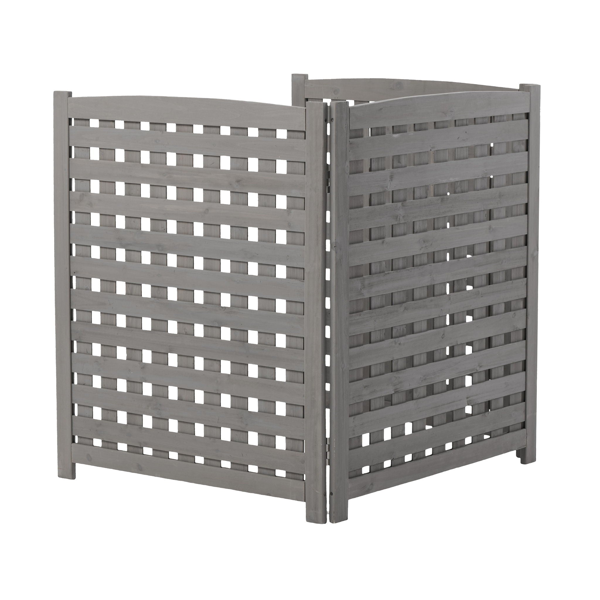 3 Panel Outdoor Air Conditioner Fence Screen by HouseOfZazla