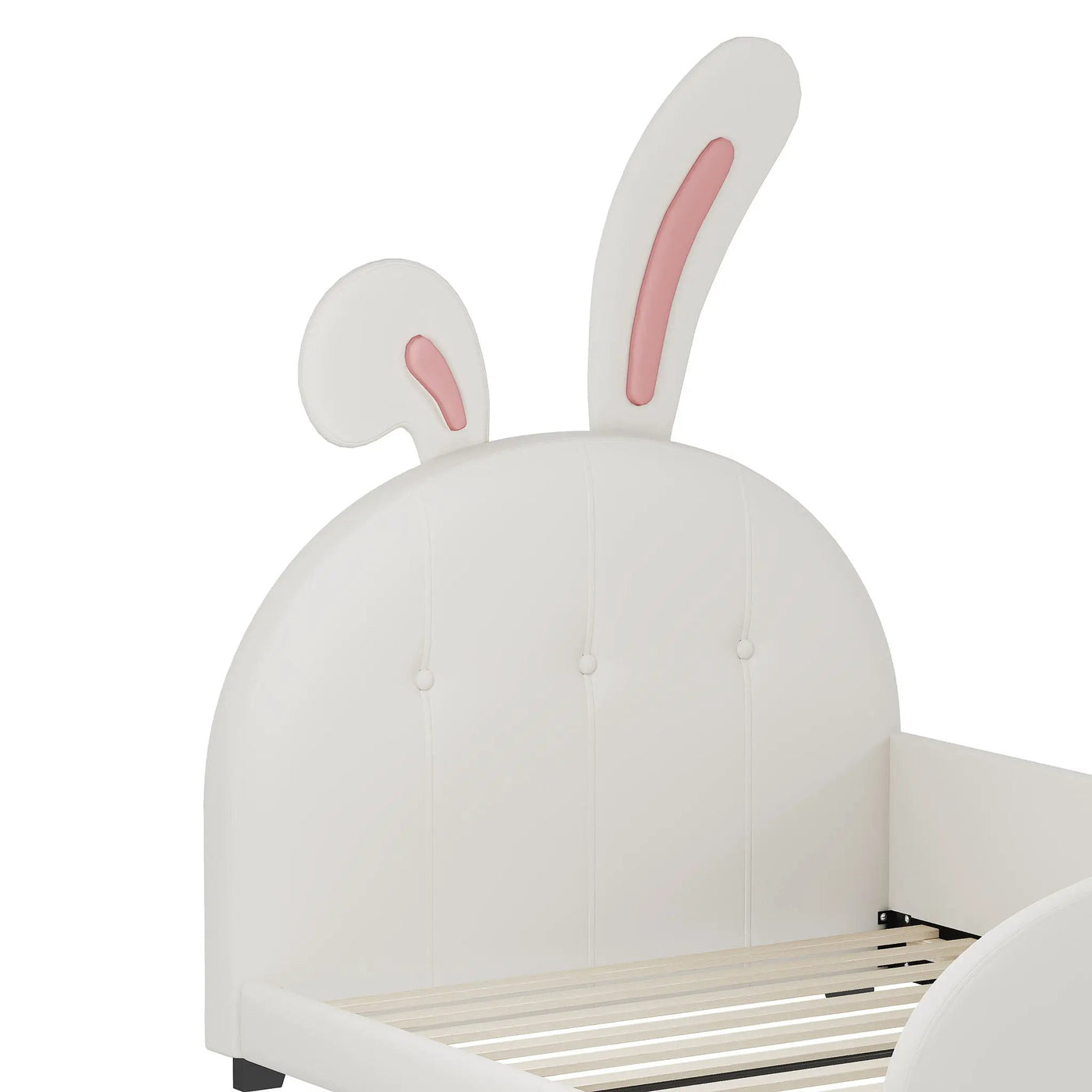 Upholstered Rabbit-Shape Princess Bed With Headboard And Footboard by Unique Piece Furniture