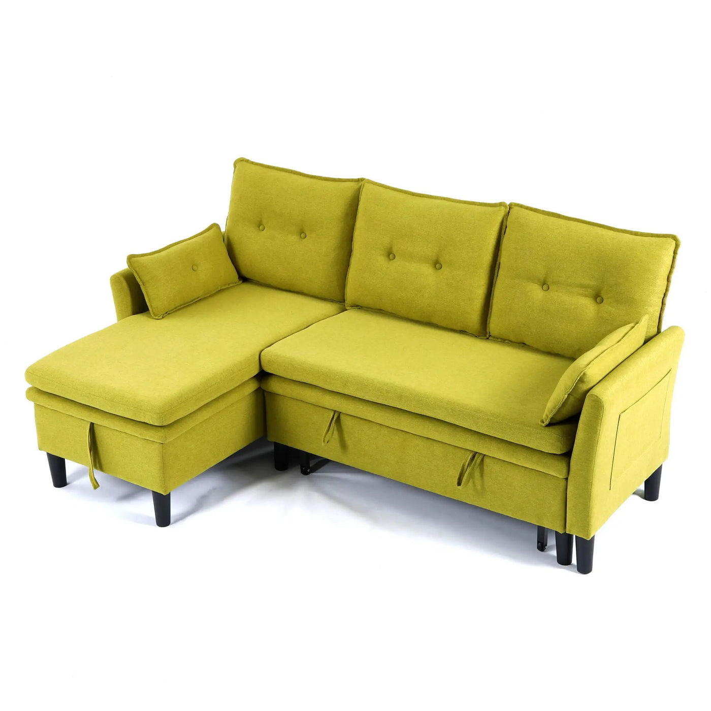 L-Shaped Reversible Chaise Sectional Sofa With Storage by HouseOfZazla
