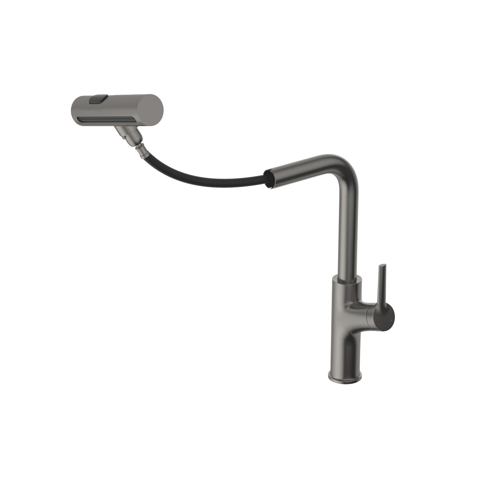Drop-In Stainless Steel Kitchen Sink With Pull-Out Faucet And Soap Dispenser by HouseOfZazla
