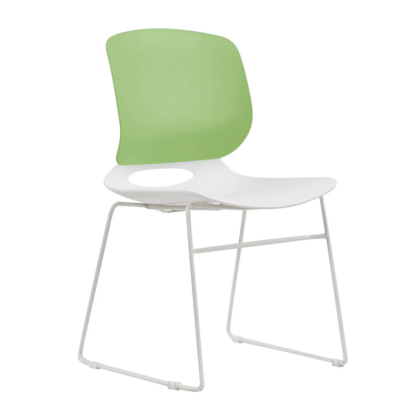 Ergonomic Backrest Stacking Chairs (Set of 4) by Unique Piece Furniture