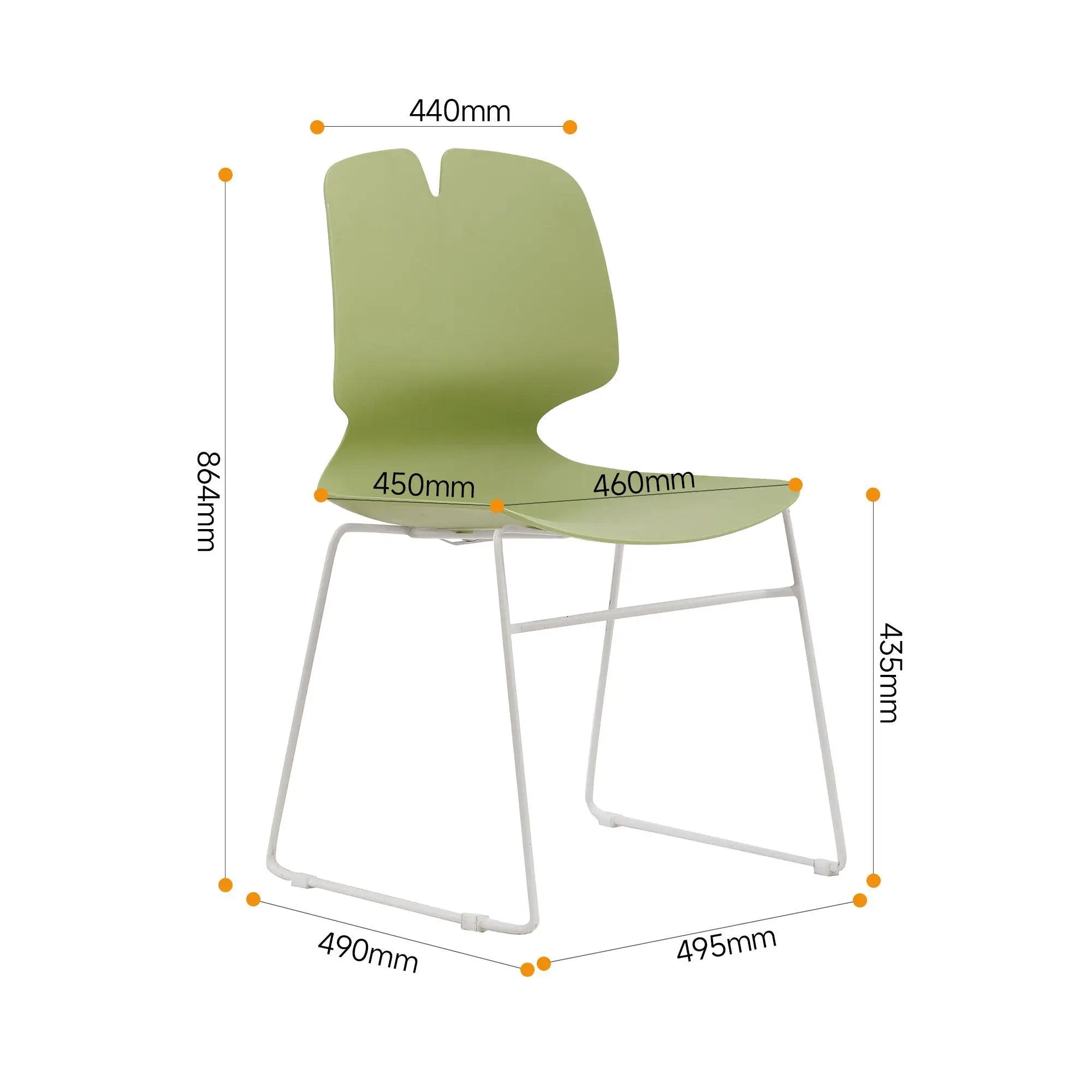 Modern Stacked Office Chairs (Set of 4) by Unique Piece Furniture