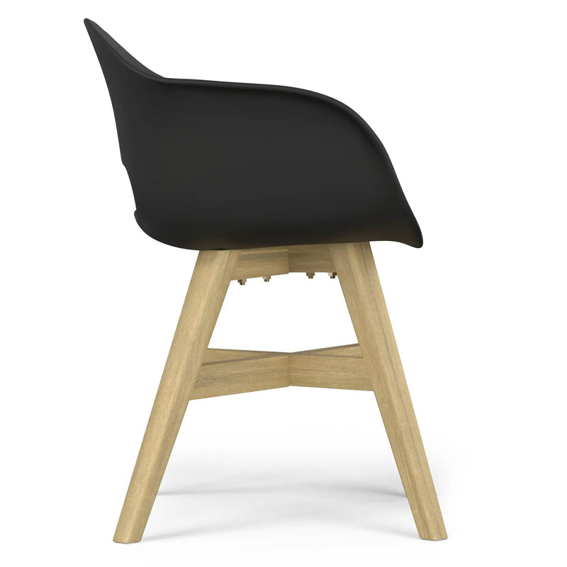 Kona - Outdoor Dining Chair In Plastic (Set of 2) by HouseOfZazla