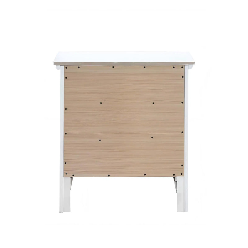 Hammond - 3 Drawer Nightstand - White by HouseOfZazla