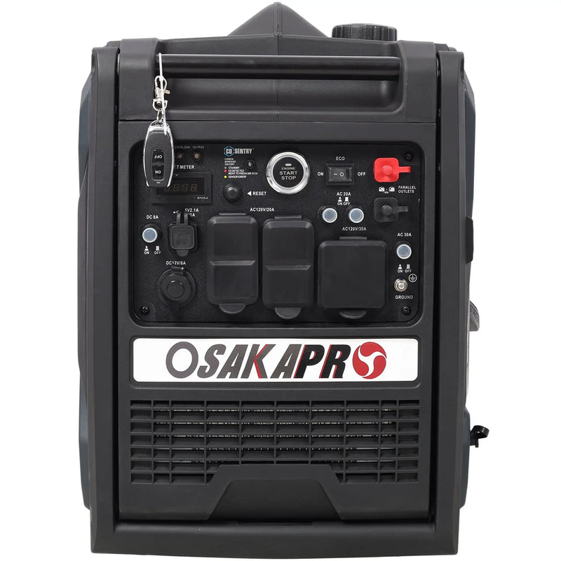 Super Quiet Inverter Generator 5.5Kw Portable Dual Fuel Electric & Remote Start Aluminium by HouseOfZazla