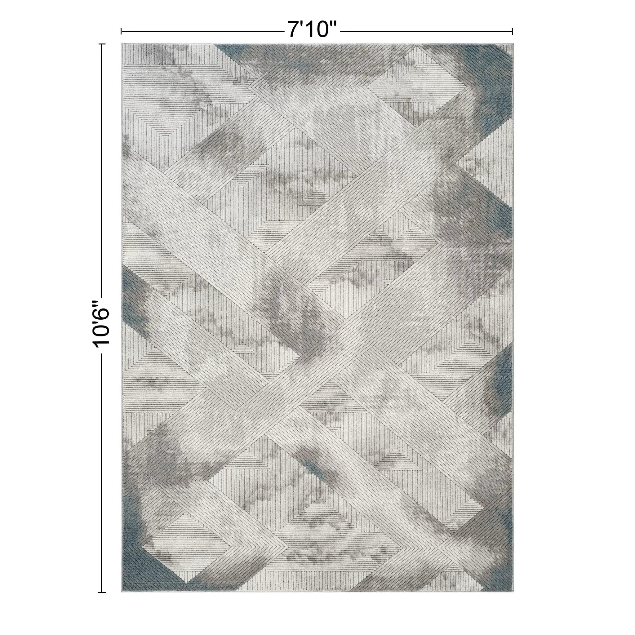 Geometrix - Contemporary Rug With 3D Effect by Unique Piece Furniture