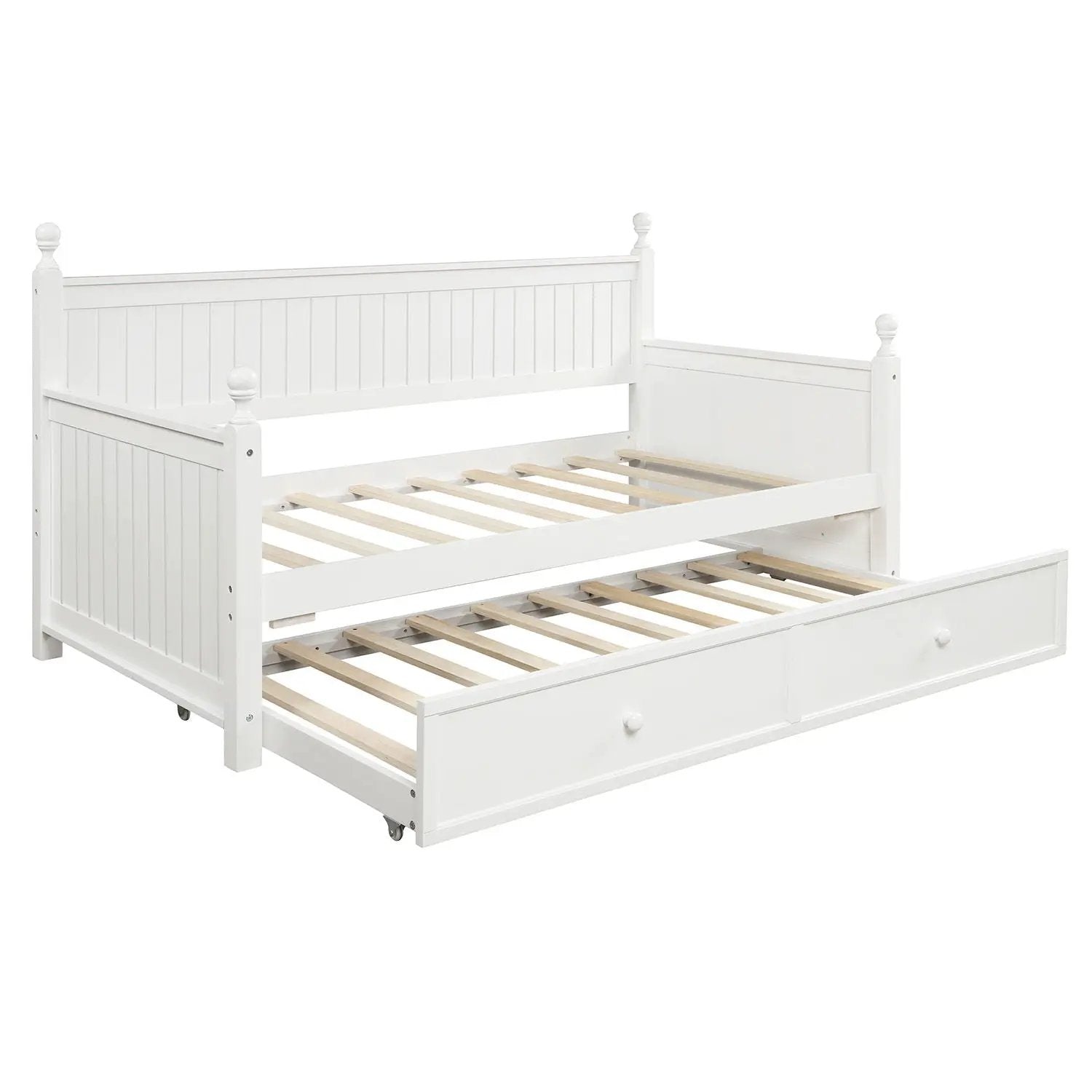 Twin Size Daybed & Twin Size Trundle - White by Unique Piece Furniture