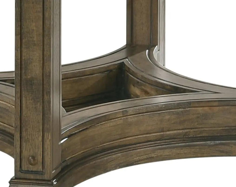 Parfield - 5 Pieces Round Dining Room Set - Light Brown / Oak by Unique Piece Furniture