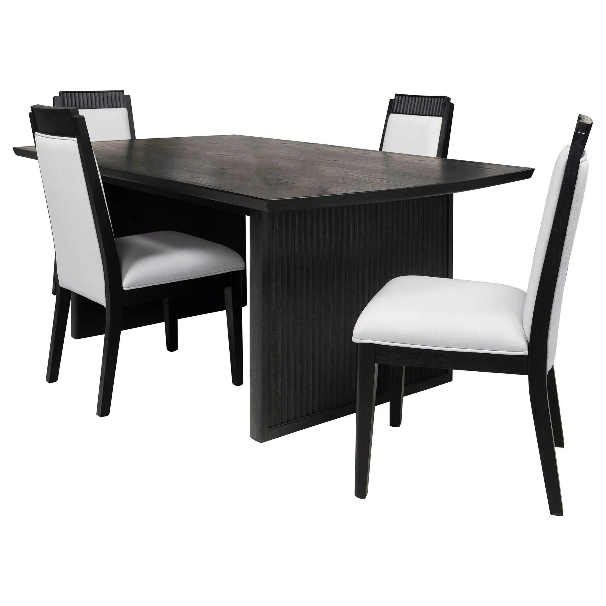 Mason - Dining Set With Extension Leaf by HouseOfZazla