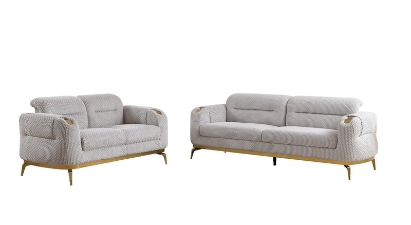 Zoe Modern Style 2PC Living Room Set by HouseOfZazla