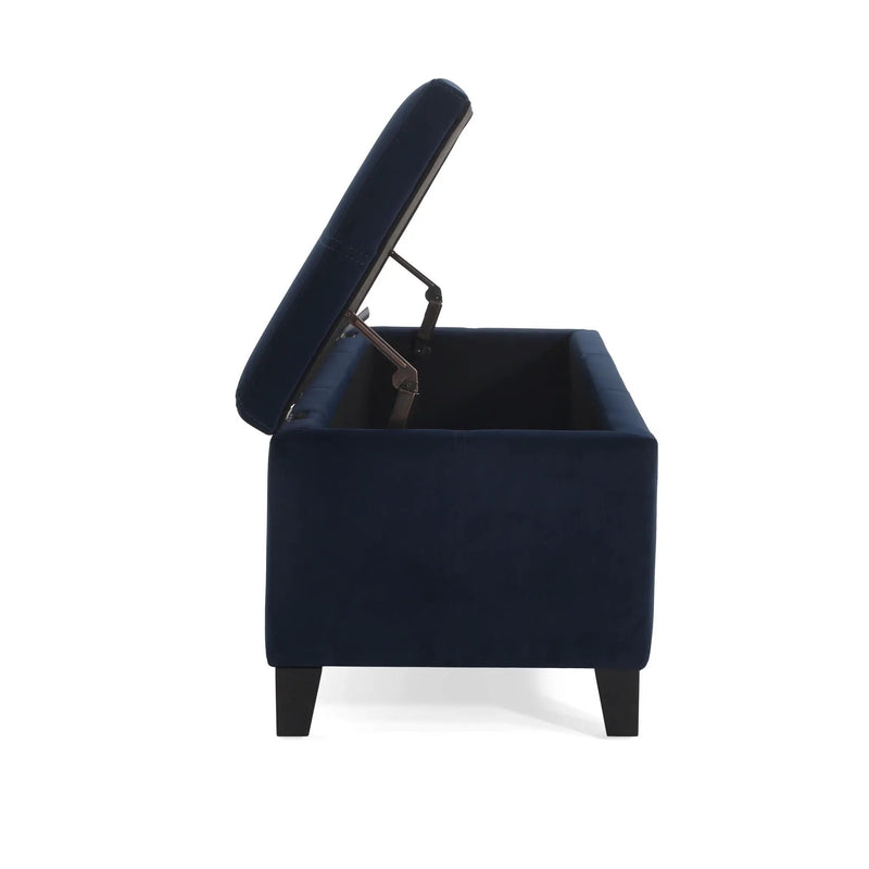 Upholstered Storage Ottoman Bench by HouseOfZazla