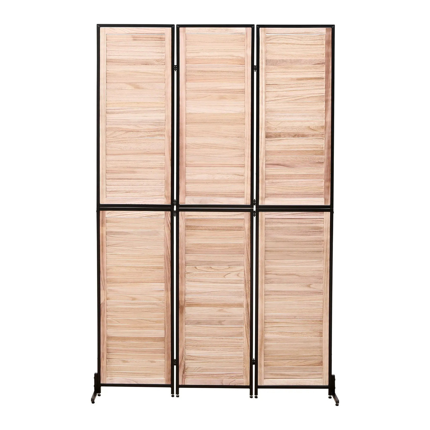 Rustic 3 Panel Room Dividers And Folding Privacy Screen by Unique Piece Furniture