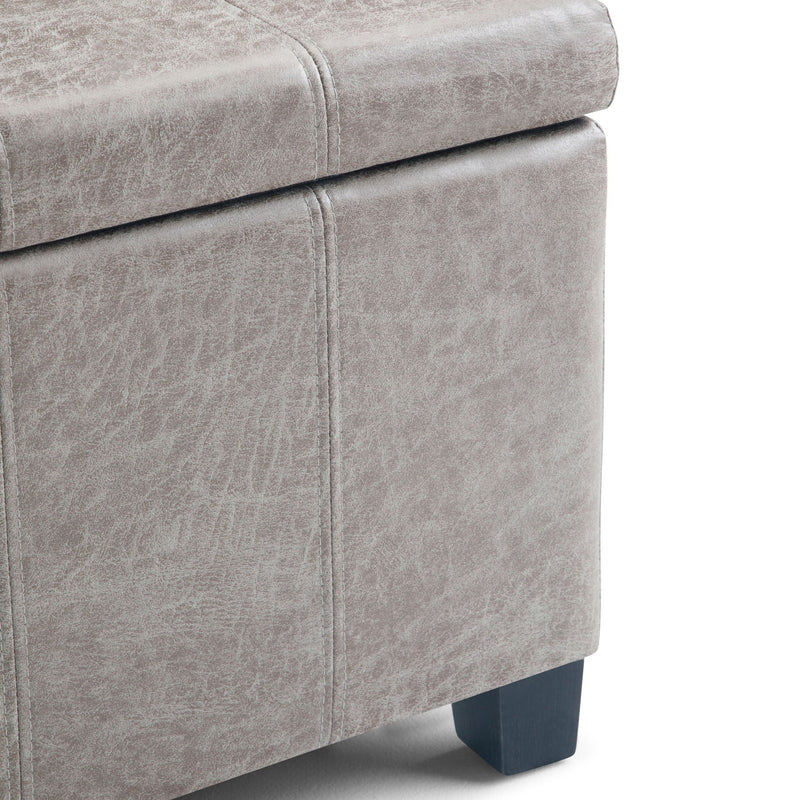 Dover - Upholstered Storage Ottoman Bench by HouseOfZazla