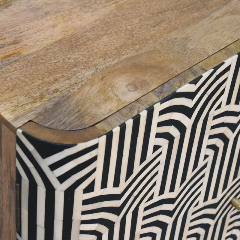 Edessa Bone Inlay Cabinet by Unique Piece Furniture