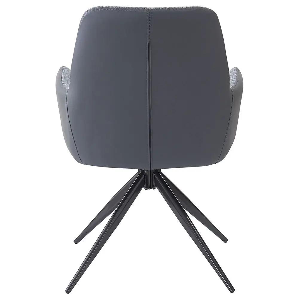 Hester - Arm Chair (Set of 2) - Gray Fabric by Unique Piece Furniture