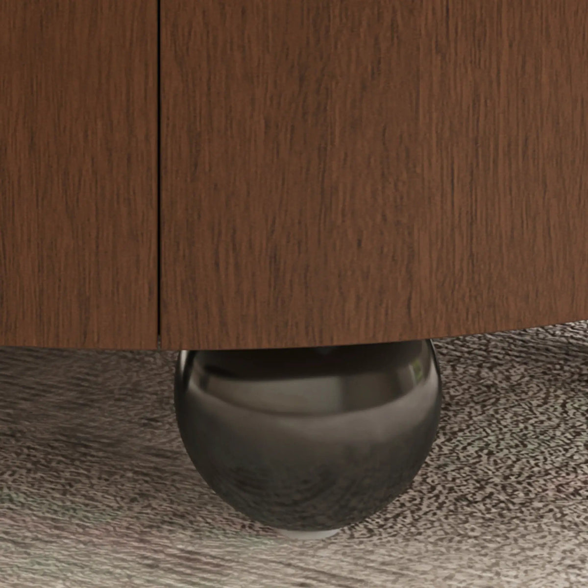 35.43 Inch Drum Shaped Round Coffee Table by HouseOfZazla