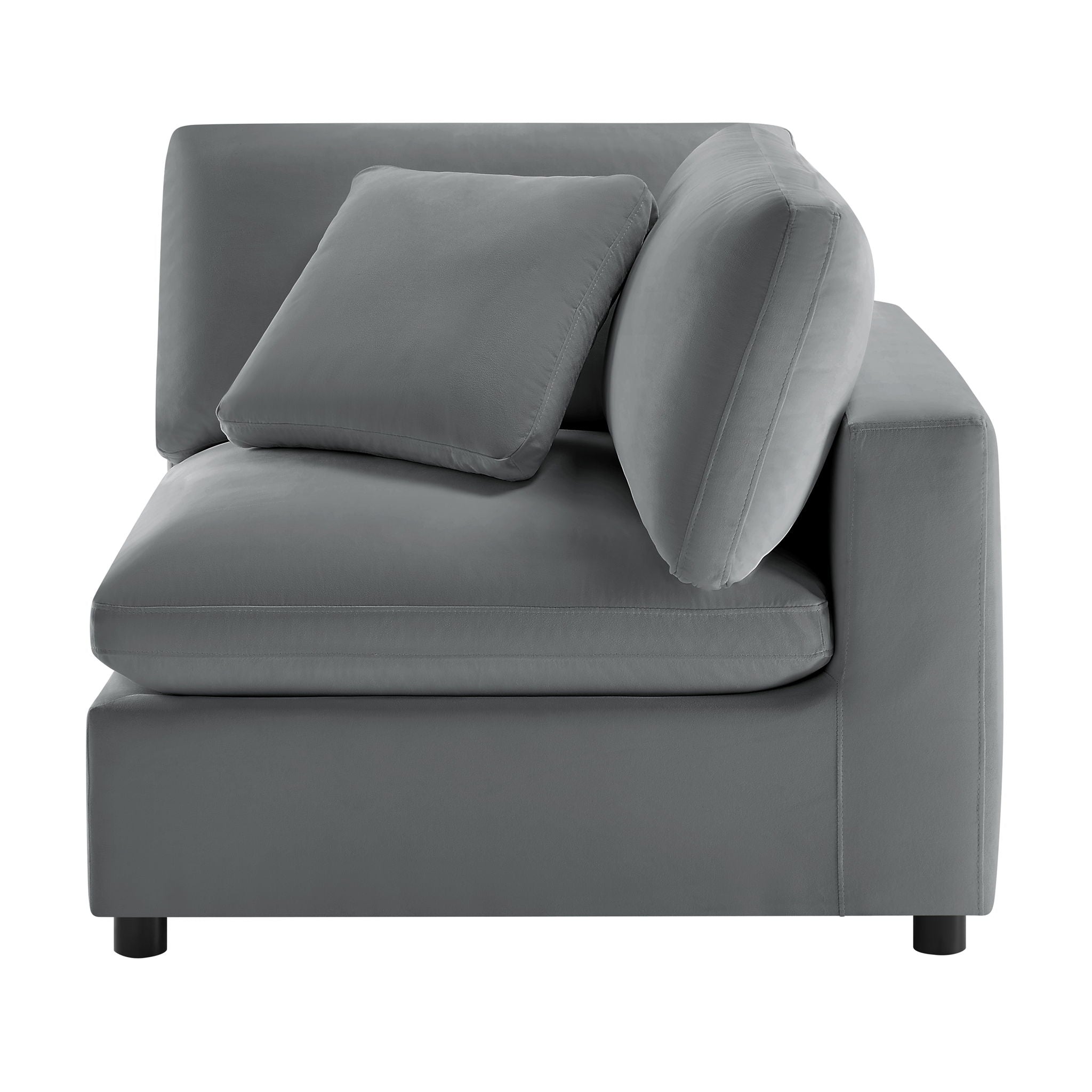 Caylie - Modular 2 Piece Sofa - Charcoal by HouseOfZazla