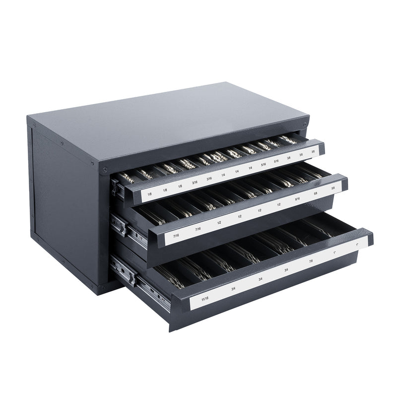 End Mill Dispenser Cabinet, Three-Drawer Organizer for End Mill Storage by HouseOfZazla