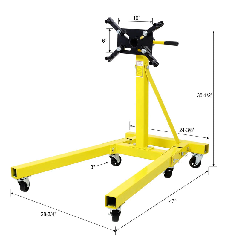 Folding Engine Stand With 360 Degree Adjustable Head by HouseOfZazla