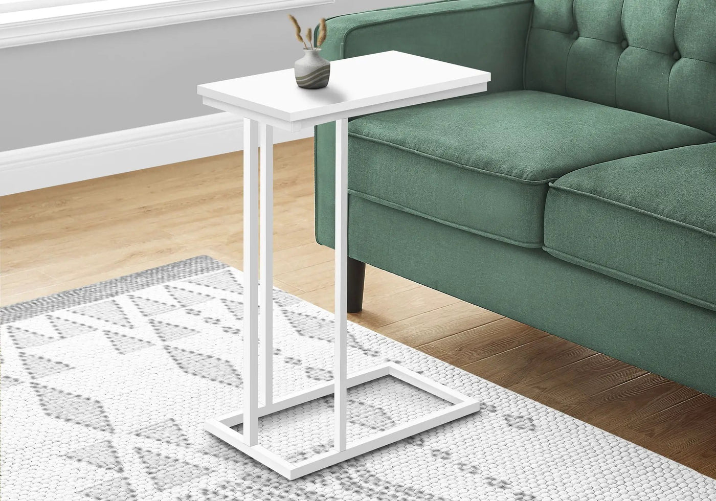 Accent Table Versatile Use, C-Shaped, Contemporary & Modern by HouseOfZazla