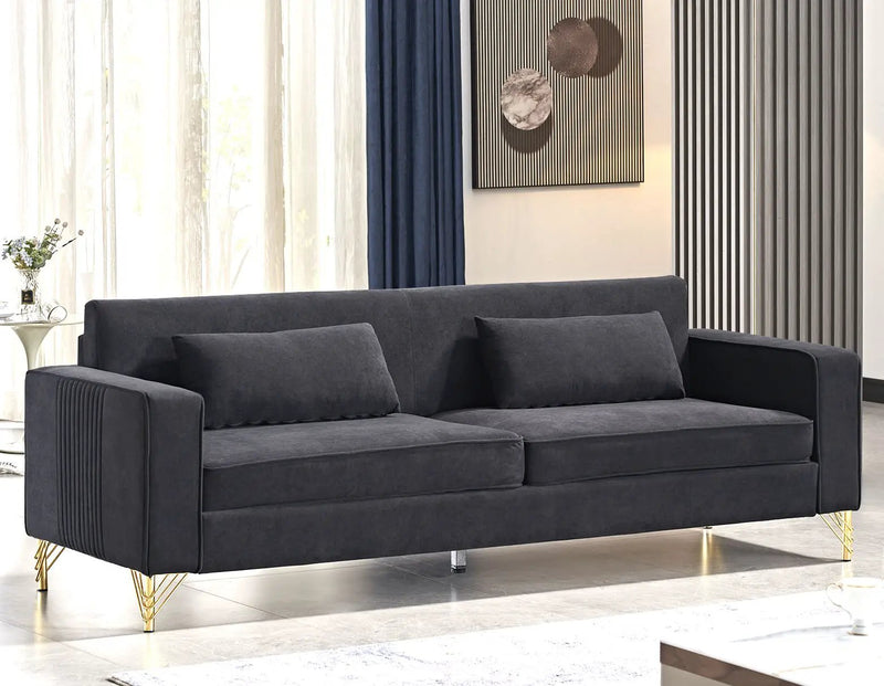 Aesthetic 3 Seater Couch With Classic Modern Appeal And Luxurious Soft Comfort by Unique Piece Furniture