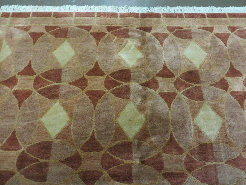 5' X 7' Modern Tibetan Nepal Art Deco Chinese Hand Knotted Wool Rug Decorative Contemporary Home Décor by Jewel Rugs