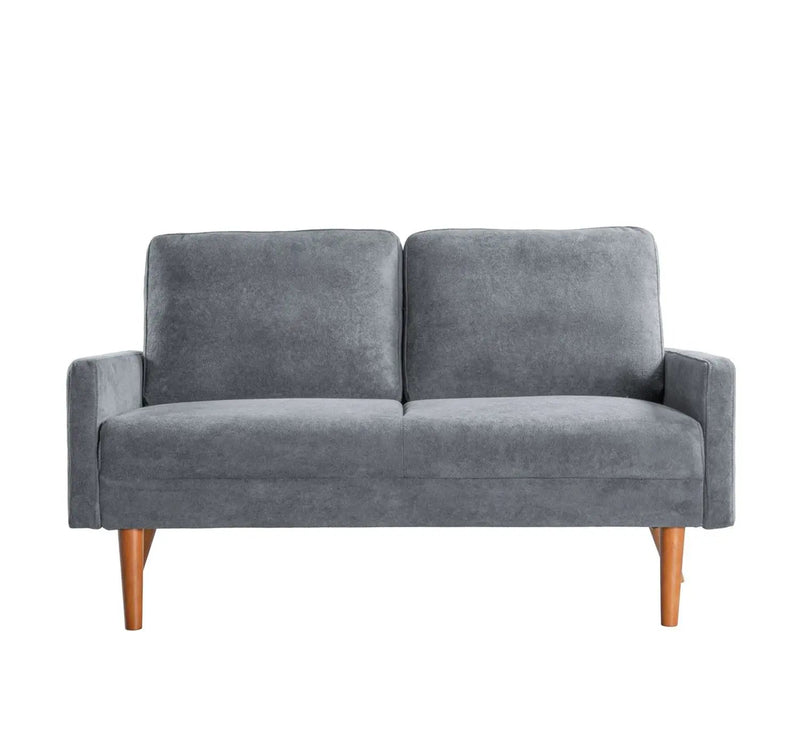 Loveseat Sofa, European Style With Sleek Design, Modern & Vintage Flair, Upholstered 2 Seater Couch by Unique Piece Furniture