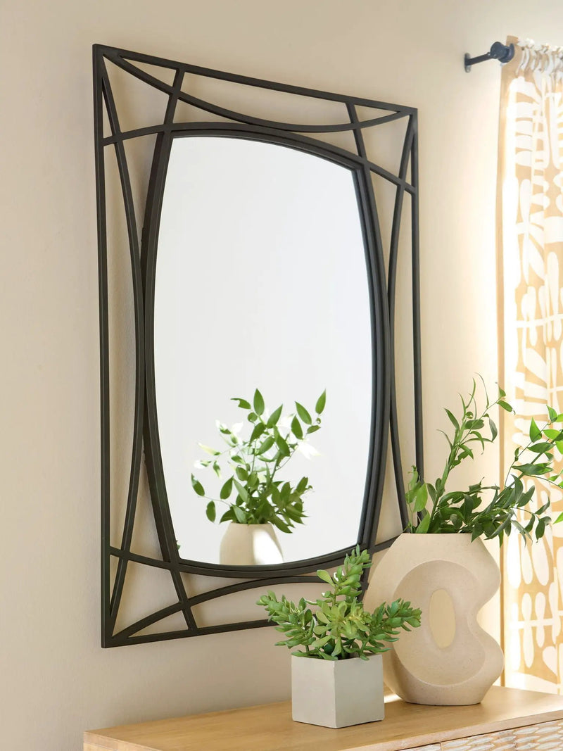 Freenville - Accent Mirror - Black by Unique Piece Furniture