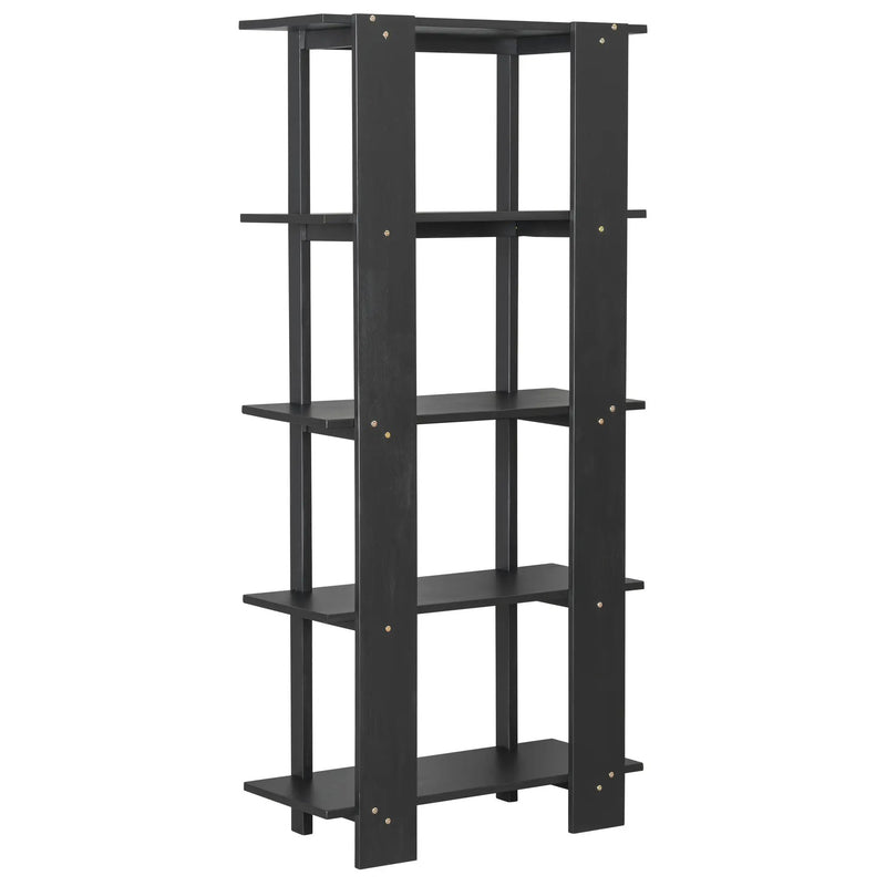 4-Tier Wooden Open Bookcase by HouseOfZazla