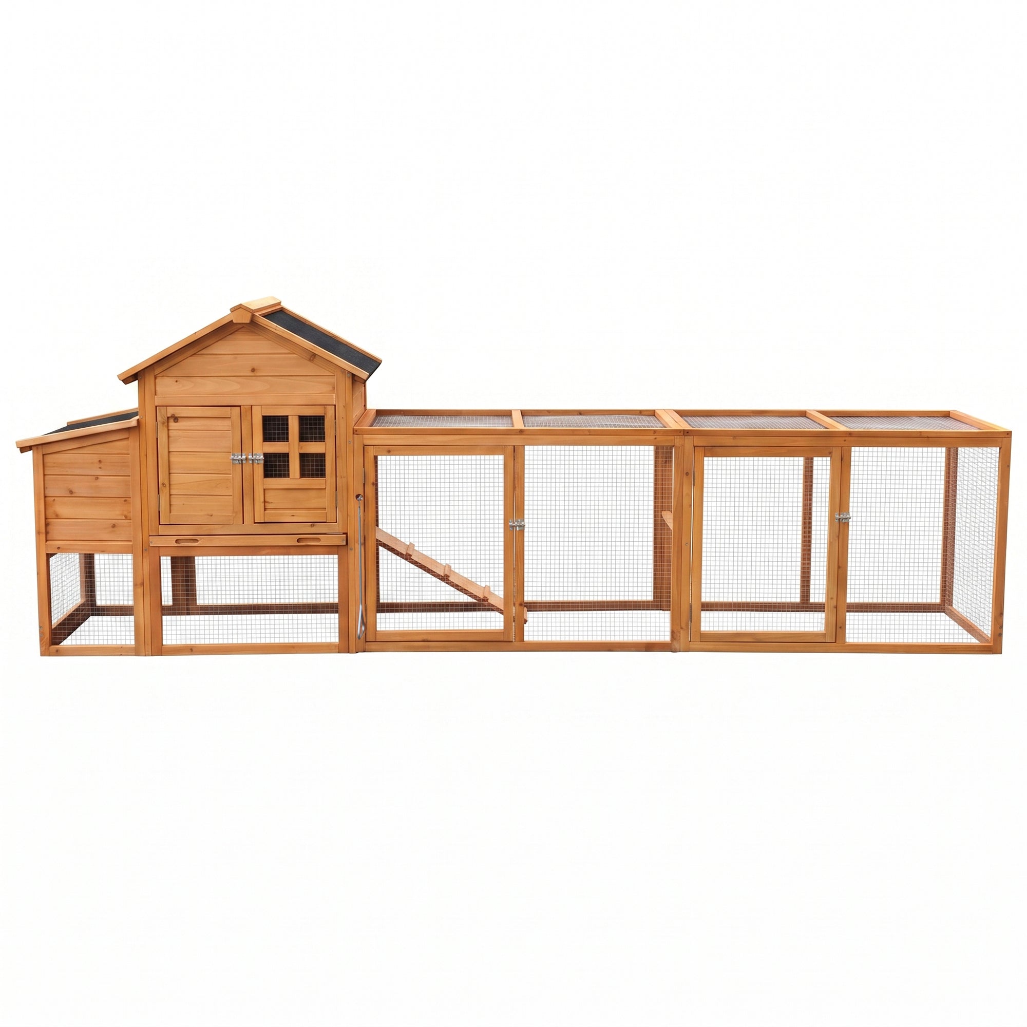 Large Chicken Coop with Nest Box and Run by HouseOfZazla
