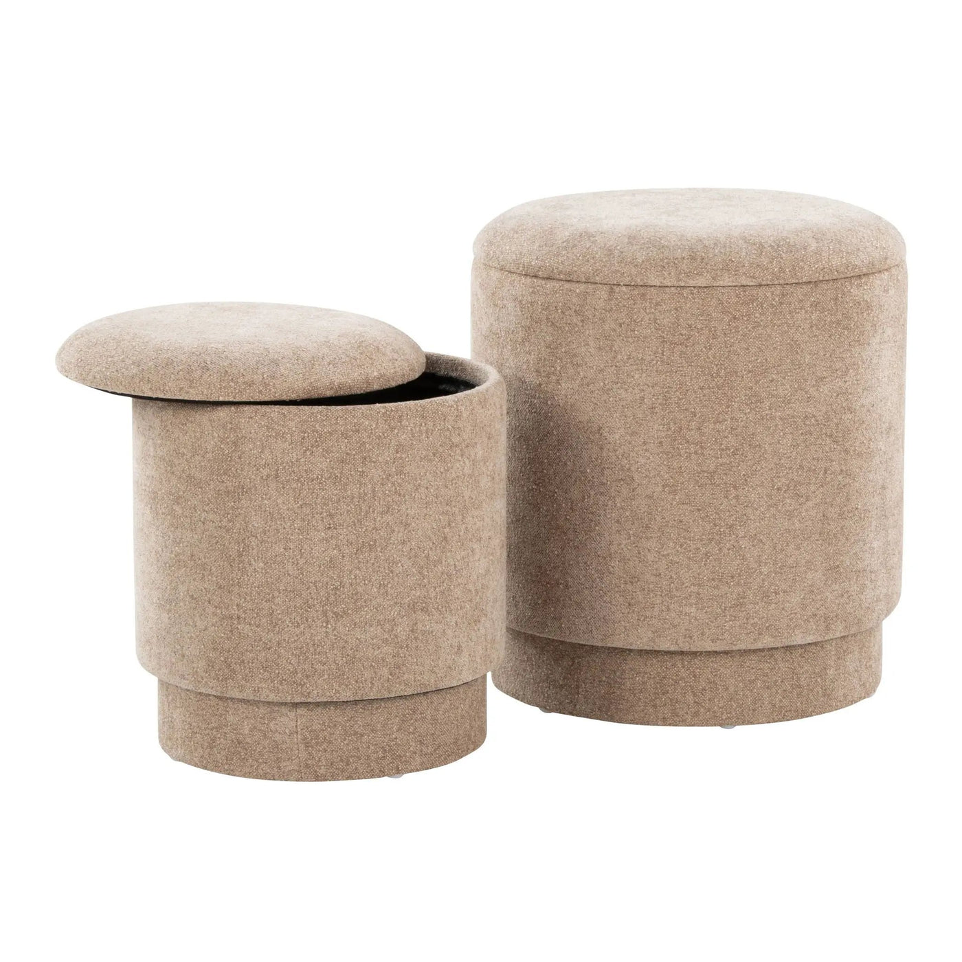 Marla - Upholste Contemporary Ottoman Set by HouseOfZazla